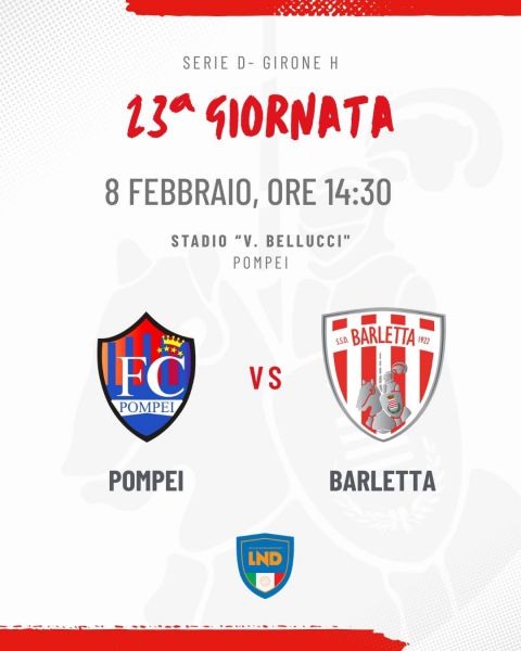 Pompei - Barletta 1922: info settore ospiti